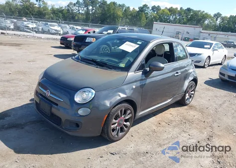 2015 Fiat 500 Sport from USA, damaged, VIN 3C3CFFBR6FT508354